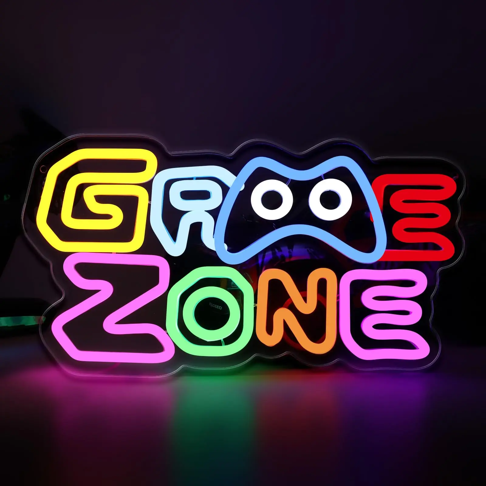 Retro Gaming Projector - Game Zone Neon Led Sign for