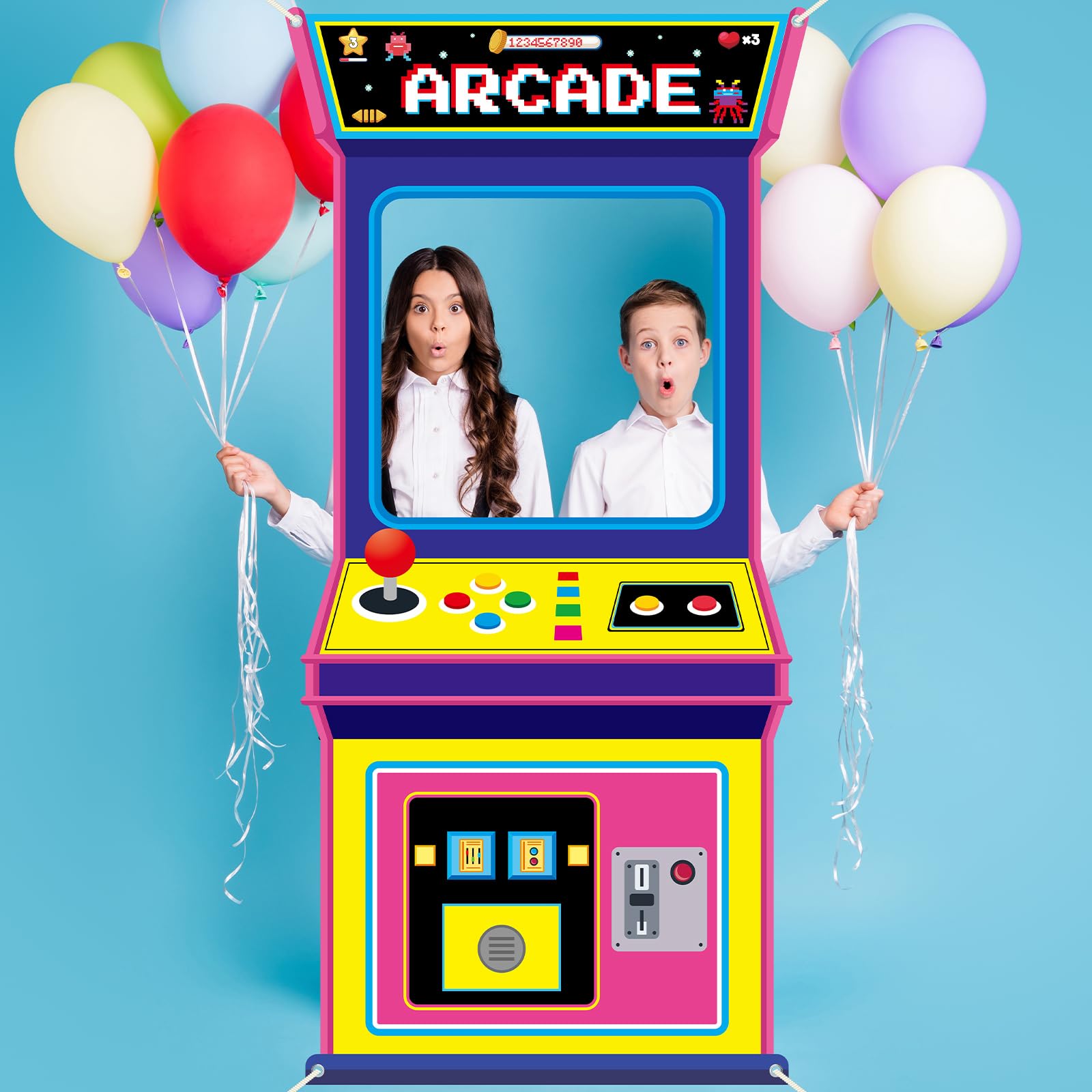 Retro Video Gaming Fabric Arca - Retro Gaming Banner ulasan dan harga