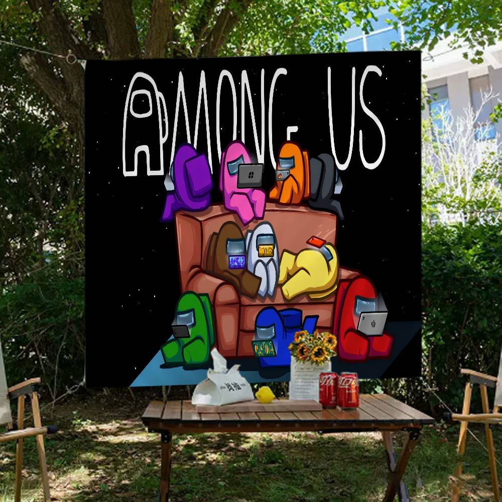 Cartoon Game A-Among-US Retro  - Retro Gaming Banner ulasan dan harga