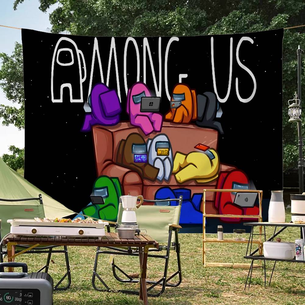 Cartoon Game A-Among-US Retro  - Retro Gaming Banner ulasan dan harga