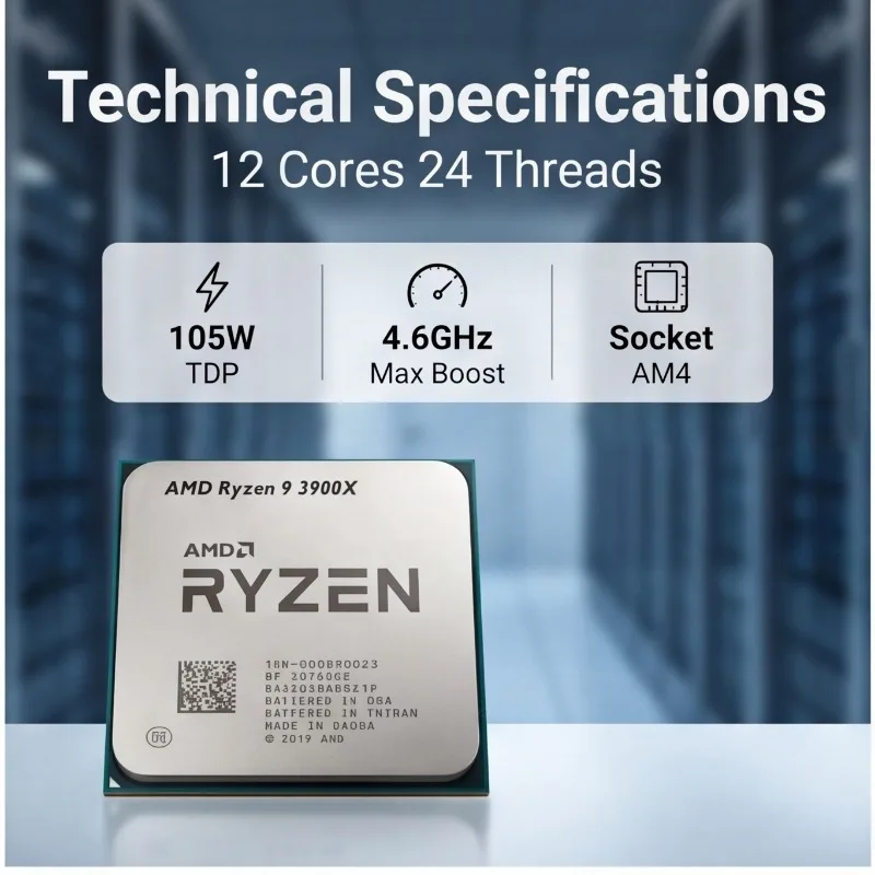 AMD Ryzen 9 3900X Processor CP - Amd Cpu Ryzen 9 ulasan dan harga