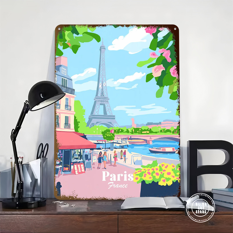 Paris France Poster Customized - Retro Gaming France ulasan dan harga
