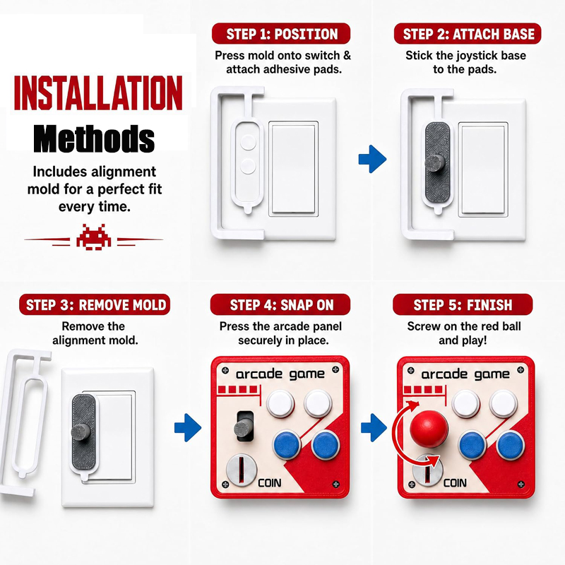 Drill-Free Light Switch Cover  - Retro Gaming Projector ulasan dan harga