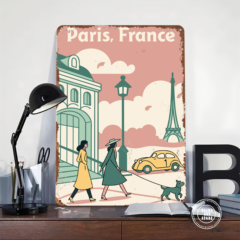 Paris France Travel Printed Po - Retro Gaming France ulasan dan harga
