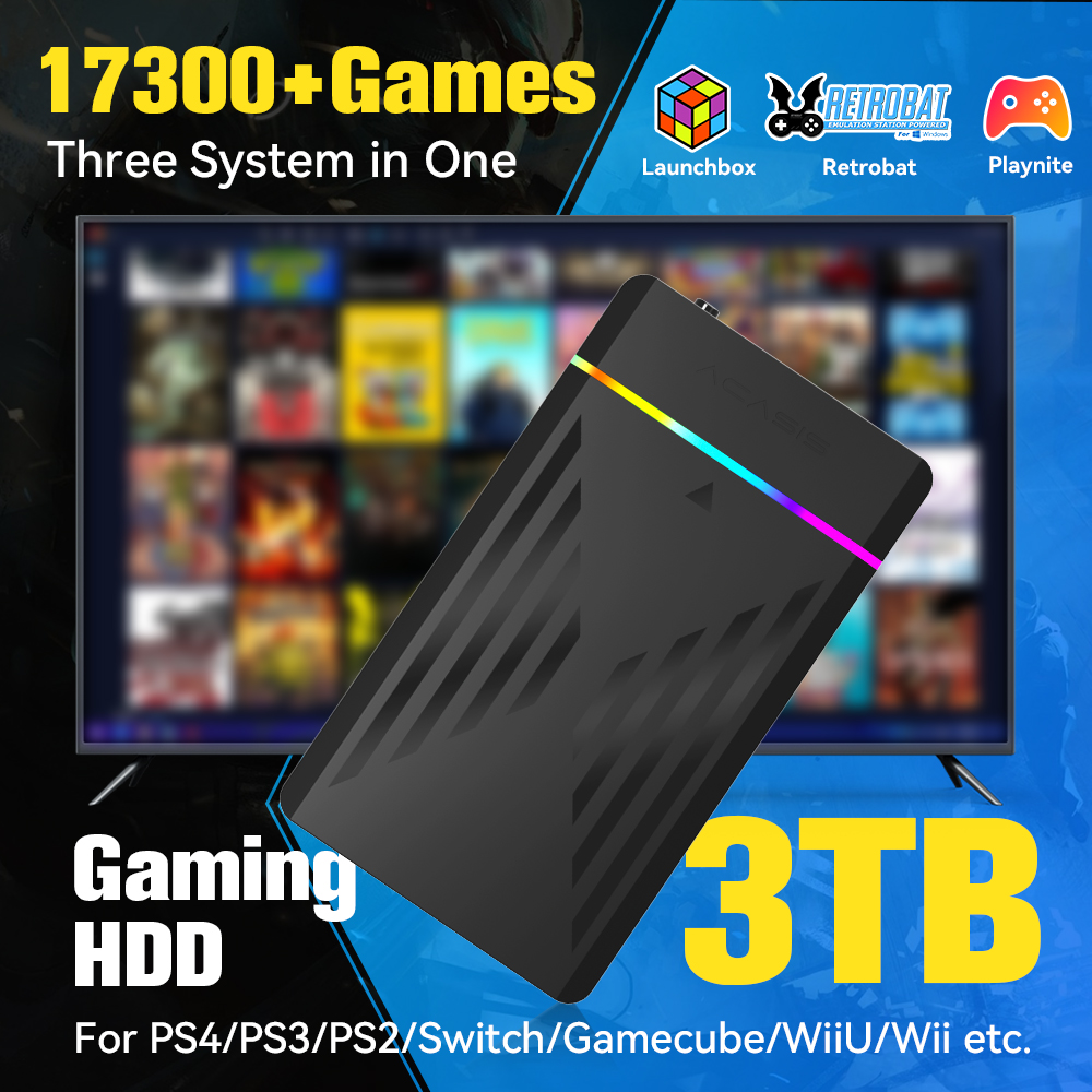 3TB Portable Gaming HDD Launch - Retro Gaming Hdd ulasan dan harga